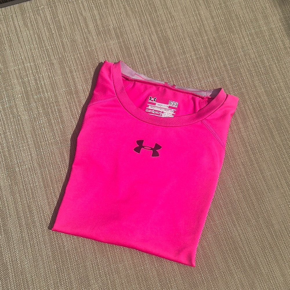 Under Armour Compression Heat Gear - Vibrant Pink